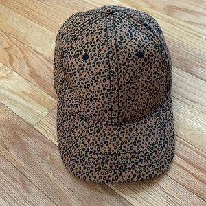 Leopard ball cap!